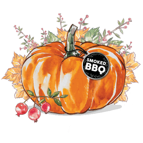 A fresh autumn pumpkin