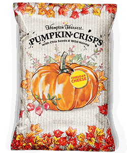 Cheddar Cheese pumpkin crisps