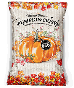 Smoked BBQ pumpkin crisps